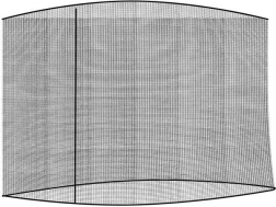 Mreža proti komarjem za vrtni senčnik 3 m – črna