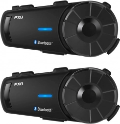 Interkom za motorna kolesa Fodsports FX8 - Dvojni paket