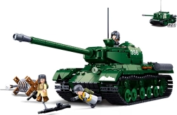 Sluban bitka za Budimpešto – sovjetski težki tank IS-2 2 v 1 gradbeni komplet