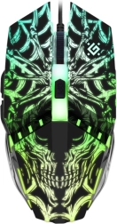 Igralna miška Prototype GM-670L, optična, 2400 DPI, 6 gumbov, osvetljena