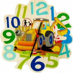 Hess Otroška lesena ura Bager