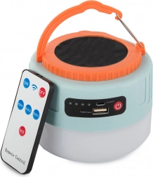 Sončna kamping LED svetilka z USB in daljinskim upravljalnikom