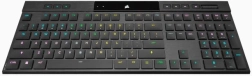 Brezžična mehanska tipkovnica Corsair K100 RGB Air Ultra Thin Cherry MX