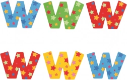 Zvezdnička črka Bigjigs Toys W