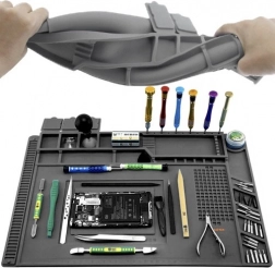 Silikonska servisna podloga z organizatorjem 30 × 45 cm BIG7REN/Bigstren