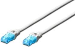 Patch kabel RJ45 U/UTP kategorije 5e PVC bel 1 m
