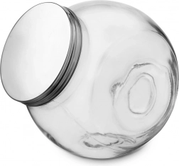 Steklena posoda za živila 3 l z navojnim pokrovom