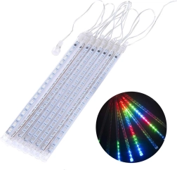 Solar LED Icicle String Lights