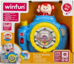 Fotoaparat z opico na poteg