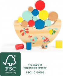 Mala noga motorična igra - gozdna ravnotežna igra