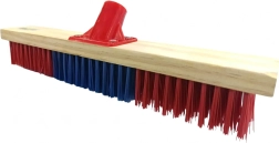 Ulična metla 60 cm s trdimi PVC ščetinami