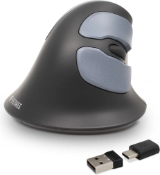 Ergonomska navpična brezžična miška YENKEE ErgoSnug (USB-A/USB-C)