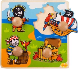 Vstavljanka Pirati Bigjigs Toys
