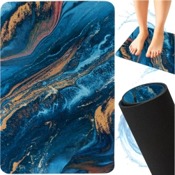 Protizdrsna hitro sušeča kopalniška preproga Ruhhy 60 × 40 cm