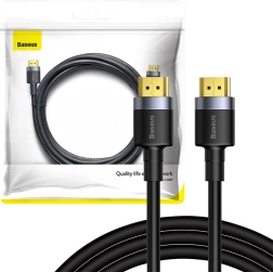 Baseus Cafule HDMI 2.0 kabel 4K 60 Hz 5 m – črna