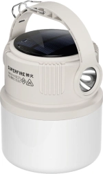 Kamping svetilka Superfire T22 s sončnim polnjenjem in 360° osvetlitvijo