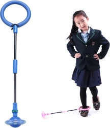 Skakalna vrv / zložljiv obroč za nogo - modra