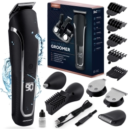 Berdsen brivni in prirezovalni set 6v1 Barber Master črn