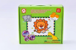 Vstavljanke Živali in vodne barve