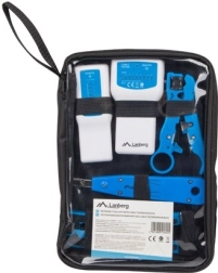 Komplet orodij za LAN namestitev s testerjem RJ45 RJ11