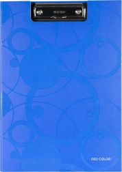 A4 double clipboard laminated blue NEO COLORI