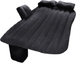 Napihljiva avtomobilska vzmetnica z električno črpalko 130 × 80 cm – črna