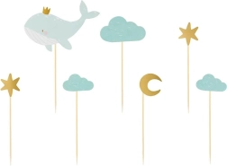 Okraske za mafine – kita, komplet 7 kosov