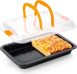 Granitni pekač s pokrovom 36 × 23 × 4,5 cm