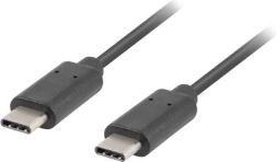 Kabel USB-C na USB-C 2.0, 1 m, črn