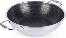 Nerjaveč nelepljiv vok COOKCELL 28 cm