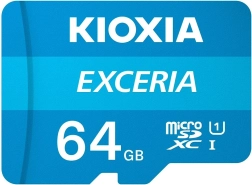 Kartica MicroSD 64GB Kioxia Exceria z adapterjem