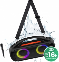 Prenosni Bluetooth zvočnik Media-Tech Power Audio Pro MT3184 s karaokami in LED RGB