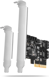 Krmilnik PCIe s 4× SATA 6G, ASMedia ASM1164, polna in nizkoprofilna ploščica