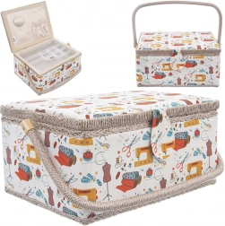 Niciarka – košara za šivanje 30 × 23 × 16 cm