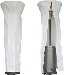 Zaščitni PE ovitek za vrtne grelnike z okroglo streho, bel