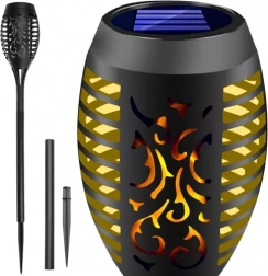 Sončna vrtna bakla z LED učinkom plamena