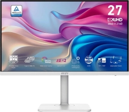Monitor 27 palcev Moderni LED UHD Ploski 60Hz bel