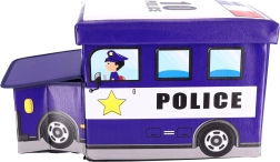 Zaboj za igrače s pufom - Policijski avto