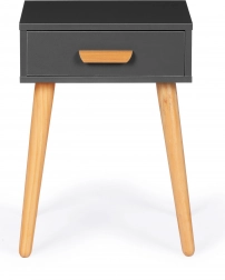Nočna omarica ali klubska mizica ModernHome siva