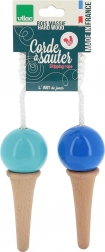 Preskakovalna vrv z motivom sladoleda, modra – VILAC