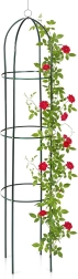 Vilde vrtni obelisk za vzpenjavke 36 × 36 × 194 cm, zelen