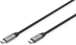 USB‑C kabel 3.0, 60 W, 5 Gbps, USB‑C na USB‑C, 1 m, črn