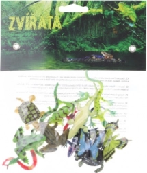 Živali iz pragozda – komplet 12 kos