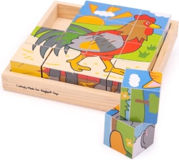 BIGJIGS TOYS slikovne kocke – kmetija