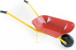 Otroško pločevinasto samokolnico rdeče