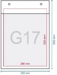mehurčkasta kuverta G17 350 × 250 mm s samolepilnim zapiranjem