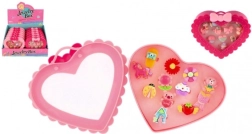 Set nastavljivih plastičnih prstanov - različni motivi