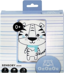 Senzorična tekstilna knjižica za dojenčke Tiger GAGAGU