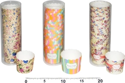 Čvrsti barvni slaščičarski košarice 5 cm, 25 kos