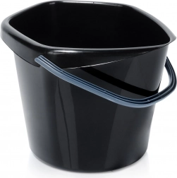 Plastično črno vedro 5 l